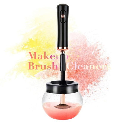 Electric Makeup Brush Cleaner arc-shaped bottle design