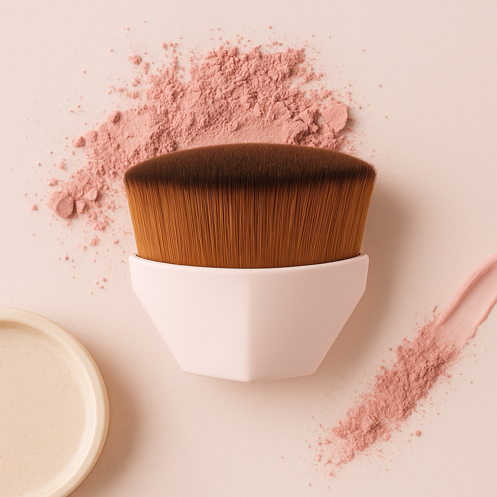 High Density Foundation Brush for airbrushed streak-free finish by Ethos Bloom
