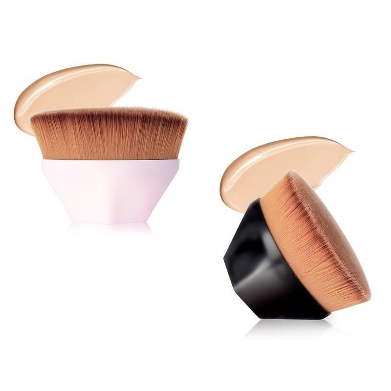 High Density Foundation Brush foundation swatch application on skin by Ethos Bloom