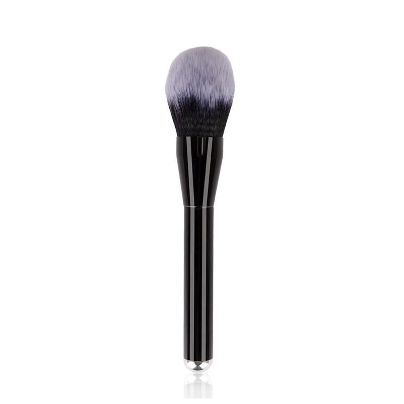 Large Makeup Powder Brush soft fluffy bristles close up detail by Ethos Bloom