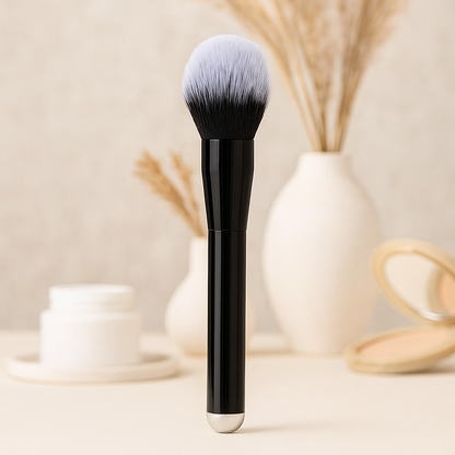 Large Makeup Powder Brush oversized fluffy for bronzer blush and setting powder by Ethos Bloom