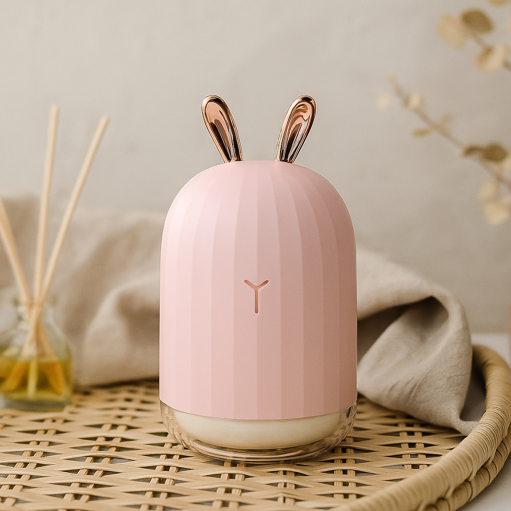 Ultrasonic Air Humidifier and Oil Diffuser quiet dual function color LED by Ethos Bloom