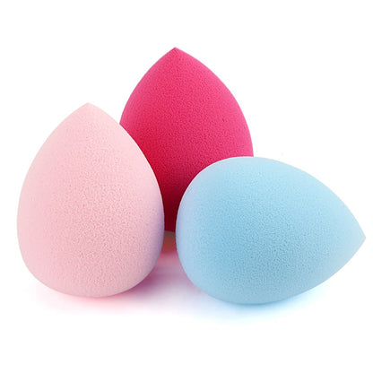 Water Drop Makeup Sponge Blender in use showing smooth foundation finish by Ethos Bloom
