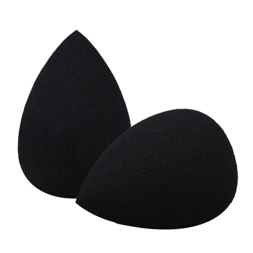 Water Drop Makeup Sponge Blender wet vs dry texture comparison